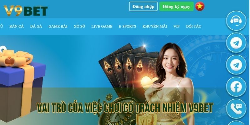 Vai trò của việc chơi có trách nhiệm V9bet